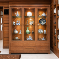 Booststory Oak Shoe Cabinet — Slim Hallway with Tilt-Out Doors