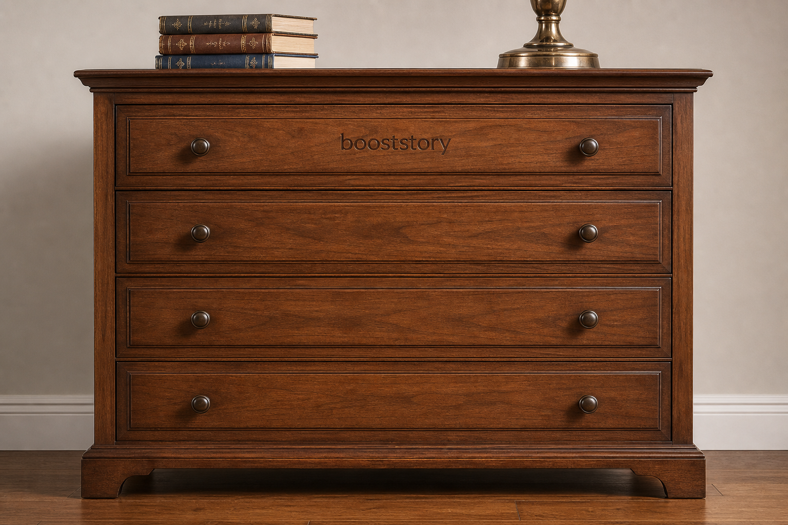 Booststory Oak Bathroom Vanity Unit — Freestanding with Basin